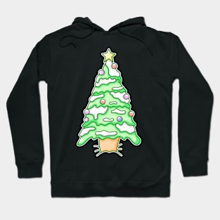 Christmas tree kawaii Hoodie